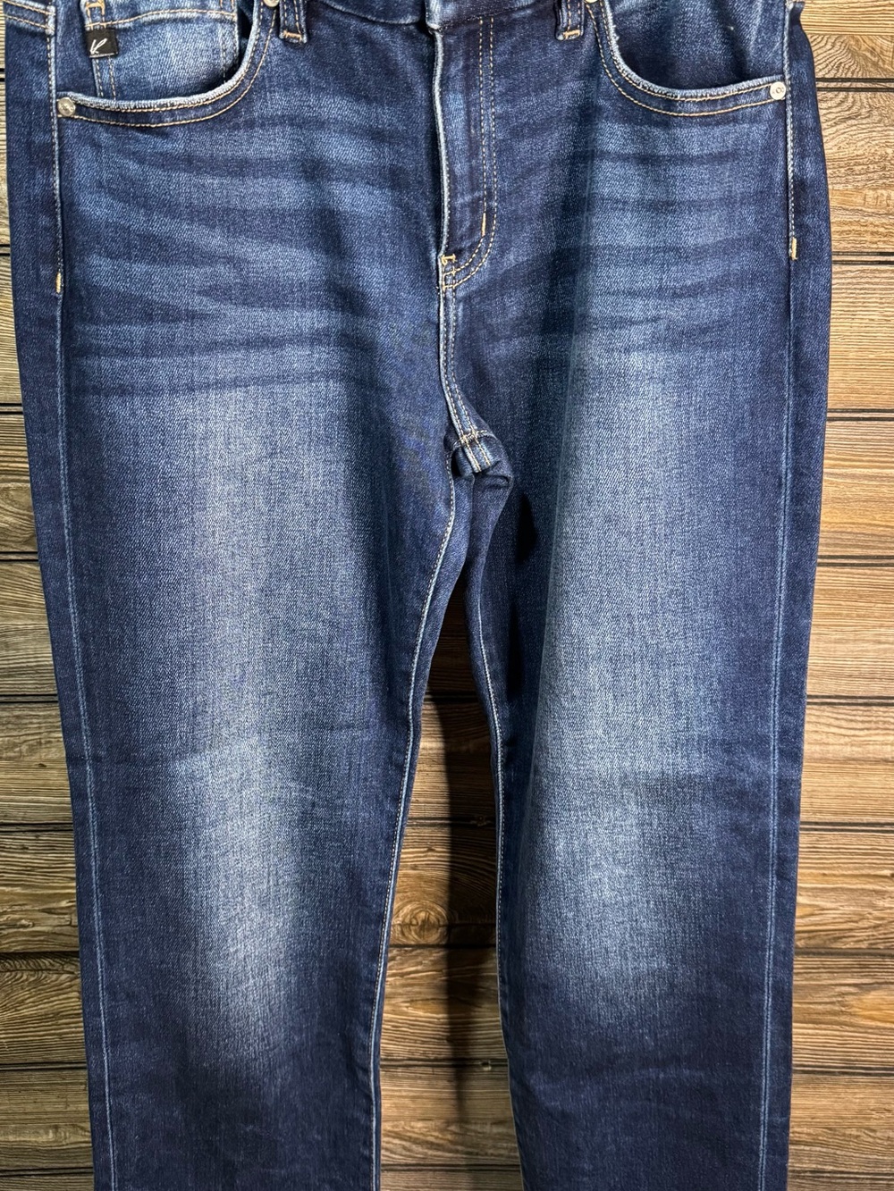 KanCan Dark Blue Ankle Crop Jeans